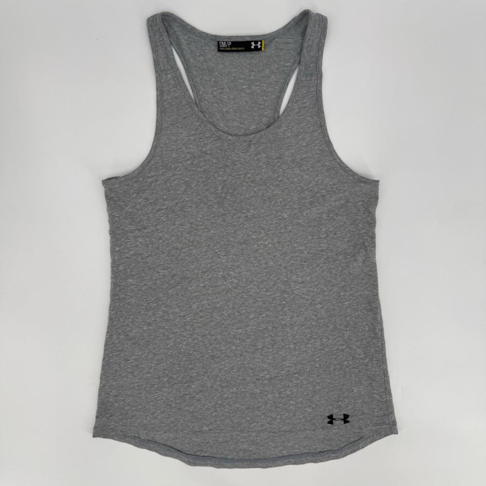 ⭐️Under Armour Racerback Tank Top Small Loose Fit Gym Workout Athletic Scoopneck